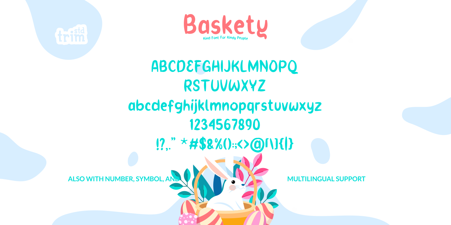 Пример шрифта Baskeyt #2